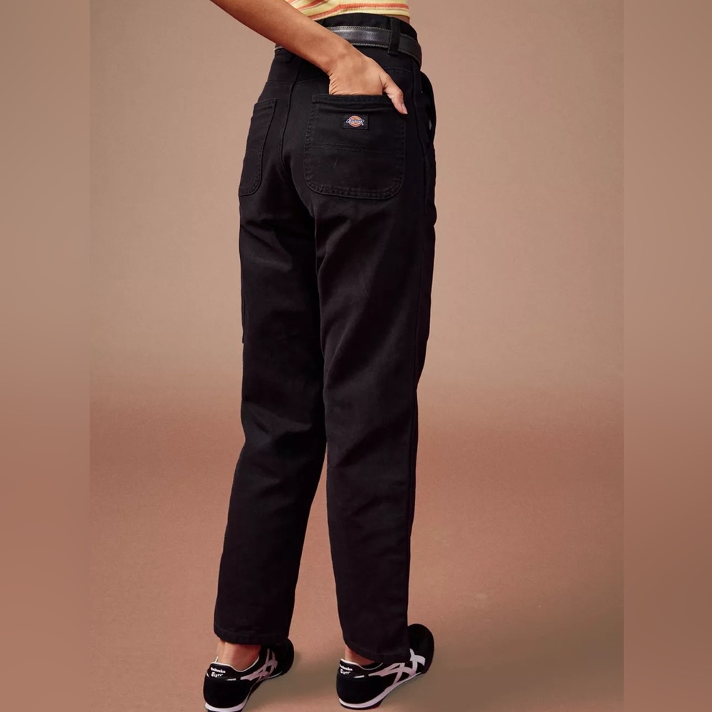 New Dickies Canvas Low Rise Cotton Baggy Wide Leg Cargo Carpenter Pants - Picture 5 of 10